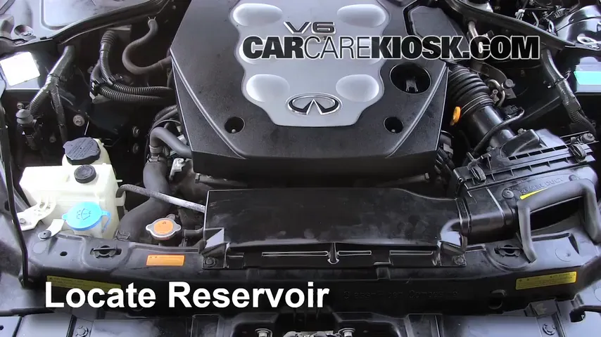 2006 Infiniti G35 X 3.5L V6 Windshield Washer Fluid Add Fluid